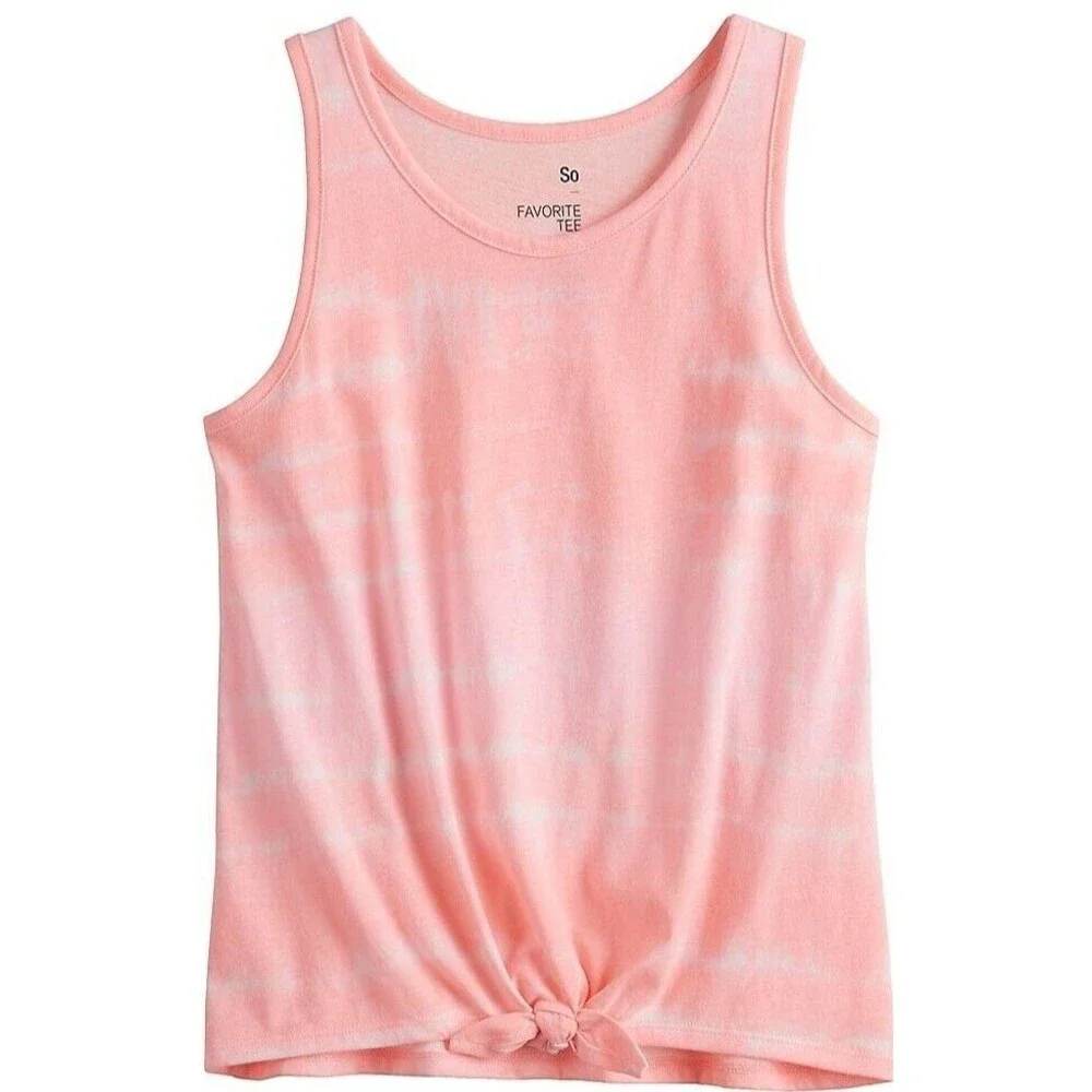 Girls SO~PINK Tie Dye TANK TOP~sz 7 small ~NEW Sleeveless  Tee T-Shirt. N-192